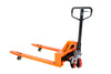 ML3348LP 4-Way Pallet Jack Truck | Wheels Polyurethane on Steel | 50" Height | 33" Width | 48" Length | 3300 lb. Load Capacity | Orange Color CasterHQ