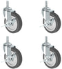 Universal Steel Wire Post Shelving Caster Set | 3
