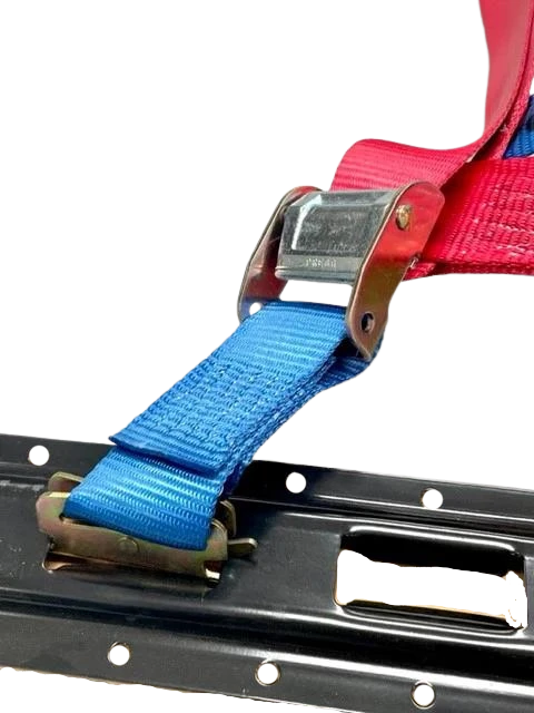 Double Adjustable Cargo Net 6x6 ft with Cambuckles and Spring Fittings CasterHQ