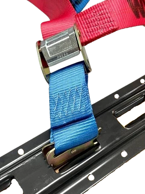 Double Adjustable Cargo Net 6x6 ft with Cambuckles and Spring Fittings CasterHQ