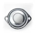 NLPBT 1 CS Nylon Ball Transfers - Durable Carbon Steel Housing, 75 lbs Load Capacity | LPBT-1 Series Hudson Bearings