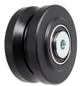 CasterHQ NyloForce Extreme Heavy-Duty Wheels - 4" x 2" - High-Temp Resilience, Rust-Free, 6205 Bearings, 2200lbs Capacity CasterHQ