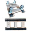 20 Inch x 36 Inch Oak H-Frame Furniture Dolly - 1800 lbs Capacity | 4 Inch Non-Marking Thermo Rubber Wheels | USA-Made CasterHQ