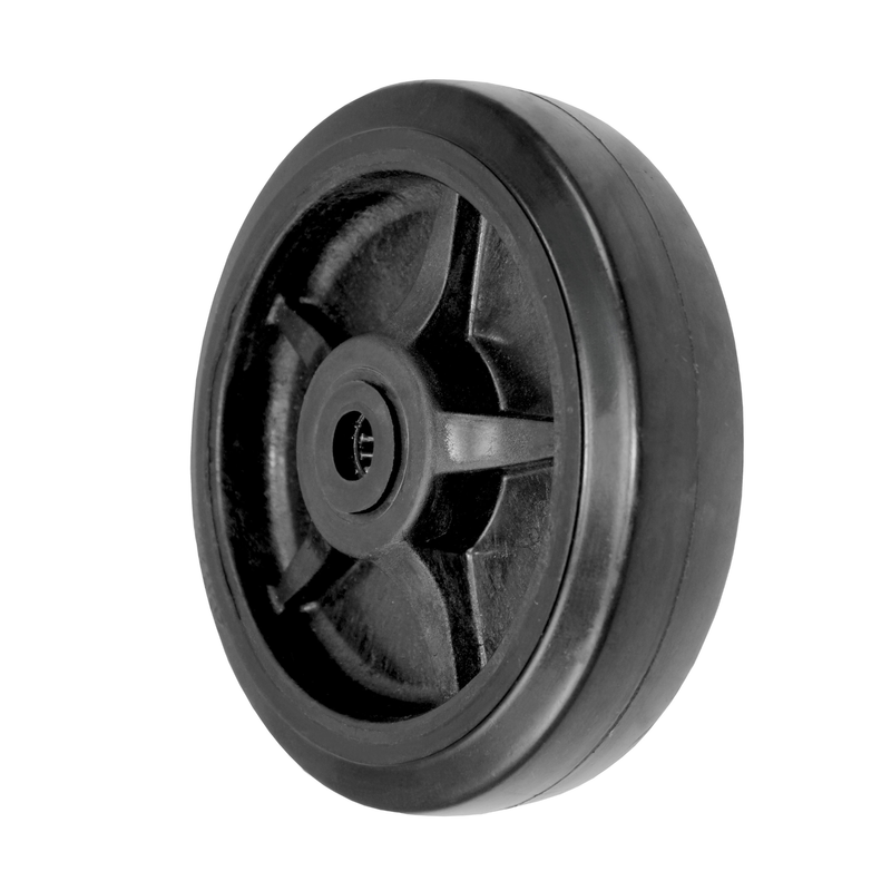 8-inch Cast Iron Caster Wheel with 1400 lb Load Capacity and Roller Bearing & Bushing Blickle