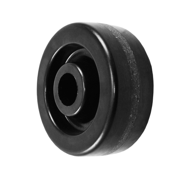 8" x 2" Phenolic Wheel with Roller Bearing and Bushing, 1/2" Shaft, 1400 lbs Load Capacity Blickle