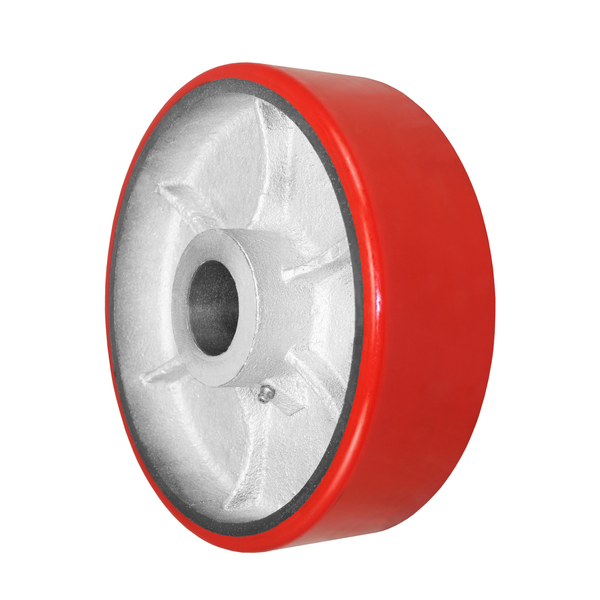 8" x 2" Polyurethane on Iron Wheel with 1/2" Roller Bearing - 1500 lb Capacity Blickle
