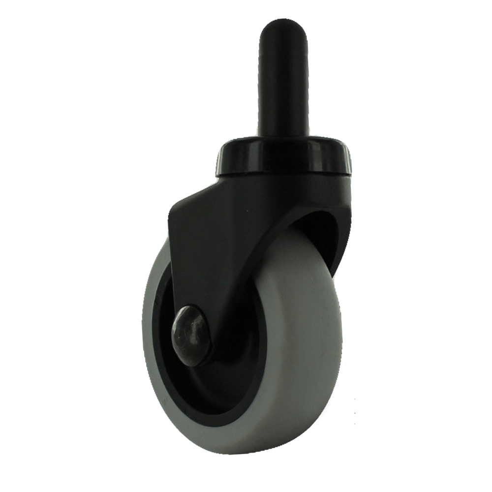 3-inch Swivel Caster with 1-inch Tread, 150 lb Capacity, Synthetic Finish - CasterHQ