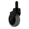 3-inch Swivel Caster with 1-inch Tread, 150 lb Capacity, Synthetic Finish P&H Casters