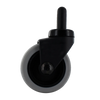 3-inch Swivel Caster with 1-inch Tread, 150 lb Capacity, Synthetic Finish P&H Casters
