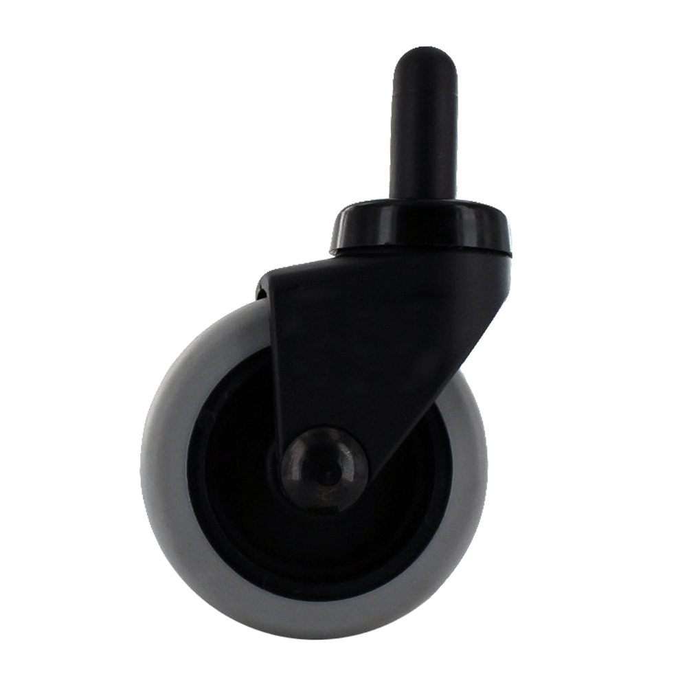 3-inch Swivel Caster with 1-inch Tread, 150 lb Capacity, Synthetic Finish - CasterHQ