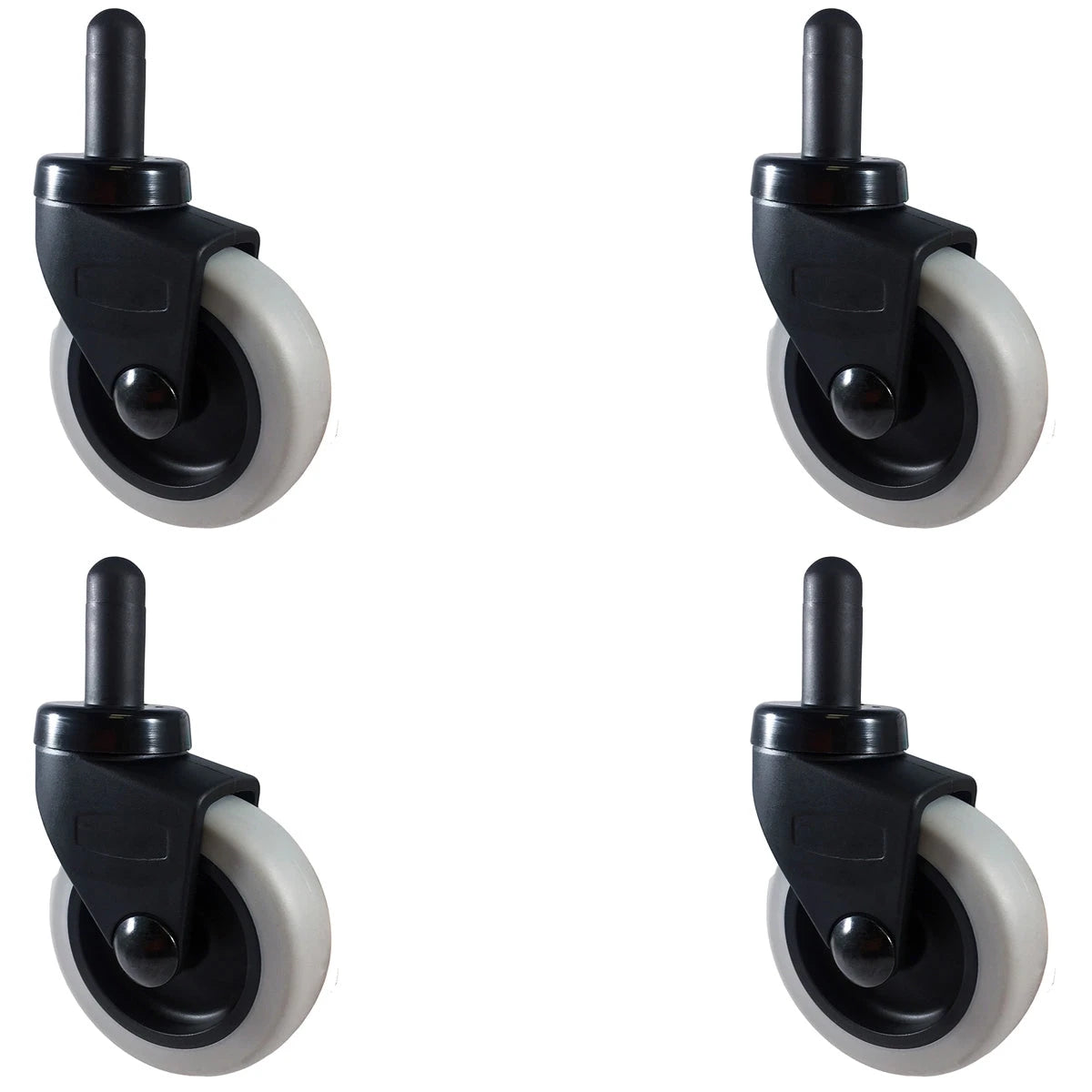 Rubbermaid Mop Bucket Casters | 3" Diameter | Set of 4 | Non Marking | Fits 7570-L2, 7571,7580,7581,7582,7583 & WaveBrake Mop Buckets CasterHQ