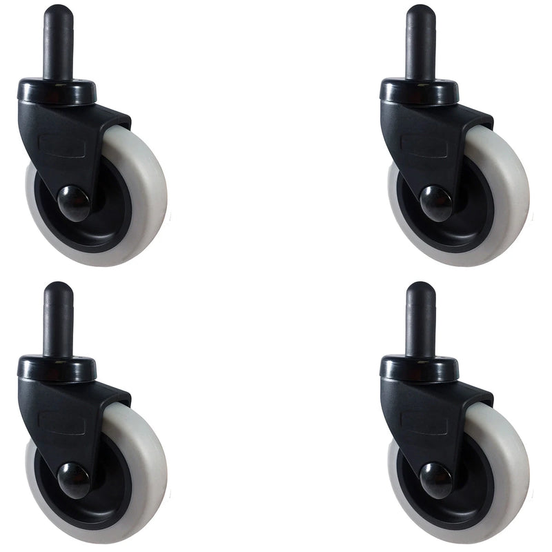Rubbermaid Mop Bucket Casters | 3" Diameter | Set of 4 | Non Marking | Fits 7570-L2, 7571,7580,7581,7582,7583 & WaveBrake Mop Buckets CasterHQ