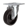 4 Inch Polyolefin Swivel Caster with Delrin Bearing - P12S-PB040D-12 | 275 lbs Load Capacity | Durable & Smooth Mobility Solutions