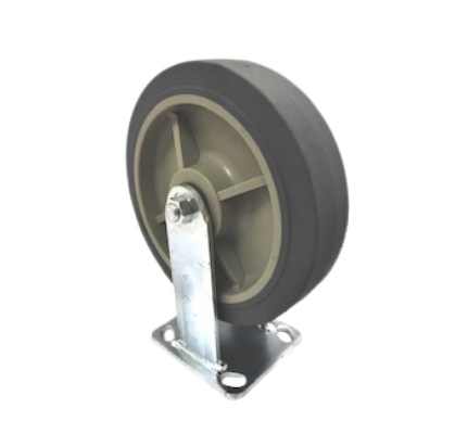 8 inch x 2 inch Heavy Duty Rigid W/ Polyurethane Caster Wheel with Roller Bearing and 1000 lb Load Capacity Blickle