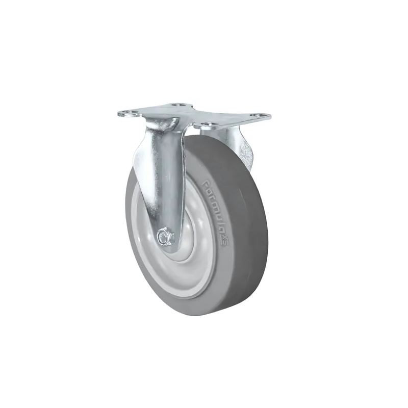 3-1/2" x 1-1/4" Gray Non-Marking Rigid Caster with Ball Bearing, 230 Blickle