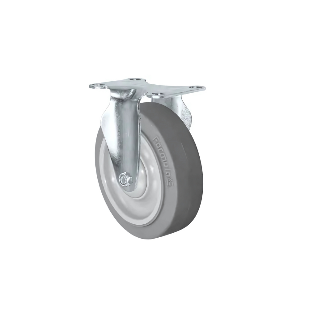 3-1/2" x 1-1/4" Gray Non-Marking Rigid Caster with Ball Bearing, 230 Blickle