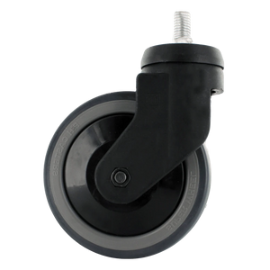 5" x 1 1/4" Rubber Swivel Caster – 200 lb