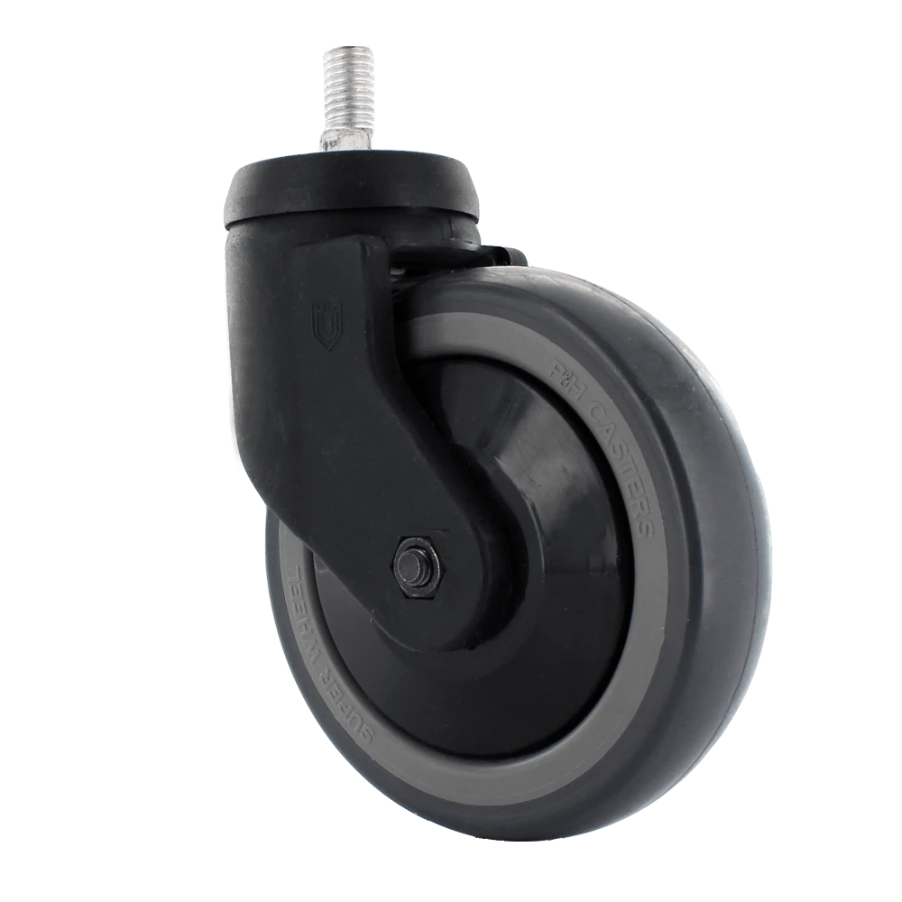 Whole Foods Supermarket Shopping Cart Caster - OEM Replacement | P35C454IGDNSB Precision Swivel CasterHQ