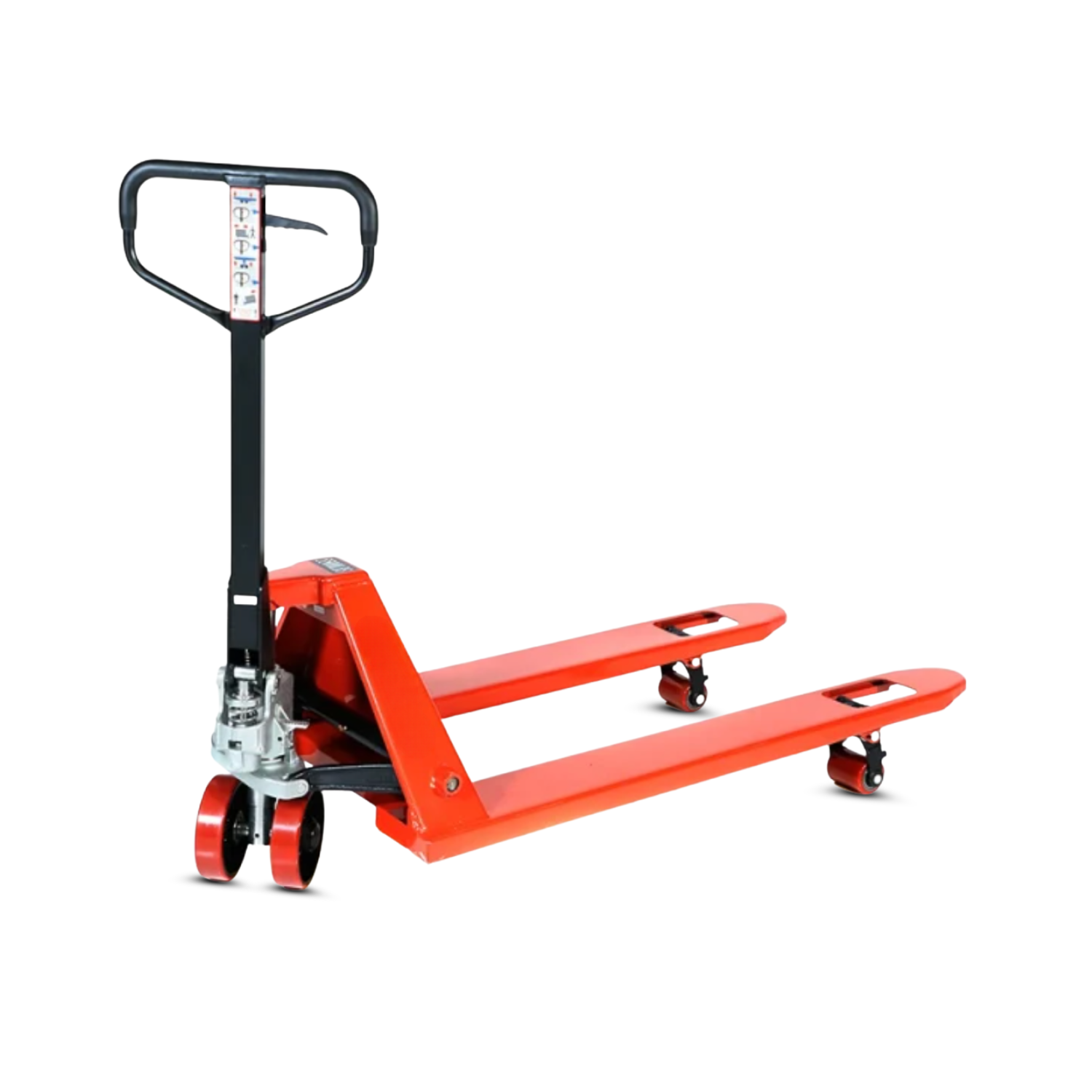 Manual pallet jacks for warehouse and loading dock use