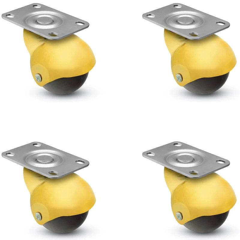 PBH20113MB-3ED-4 | Metalized Brass 2" Plate Caster | 2" x 1-3/16" Top Plate | 80 lbs Capacity CasterHQ