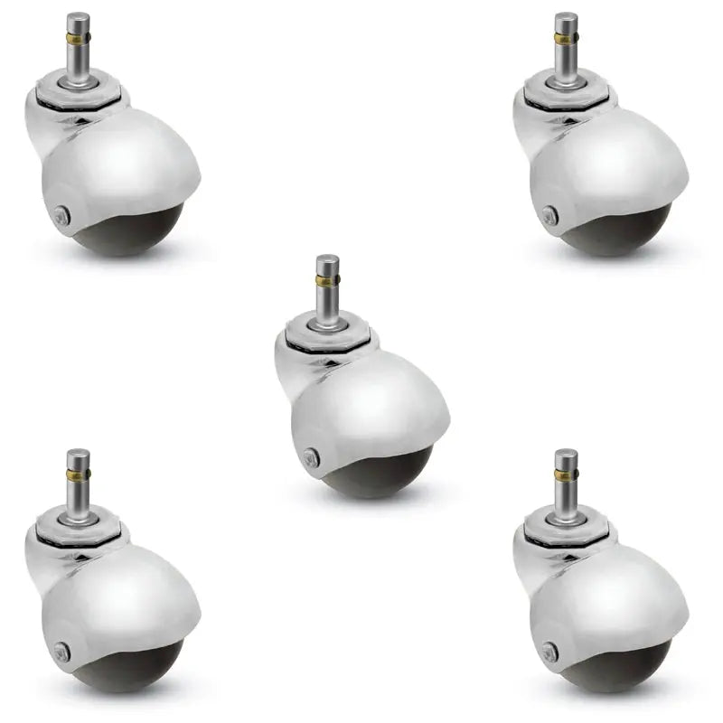 PBH20223BC-3ED-SET - 2" Spherical Ball Caster - 7/16" x 7/8" Grip Ring Stem Caster