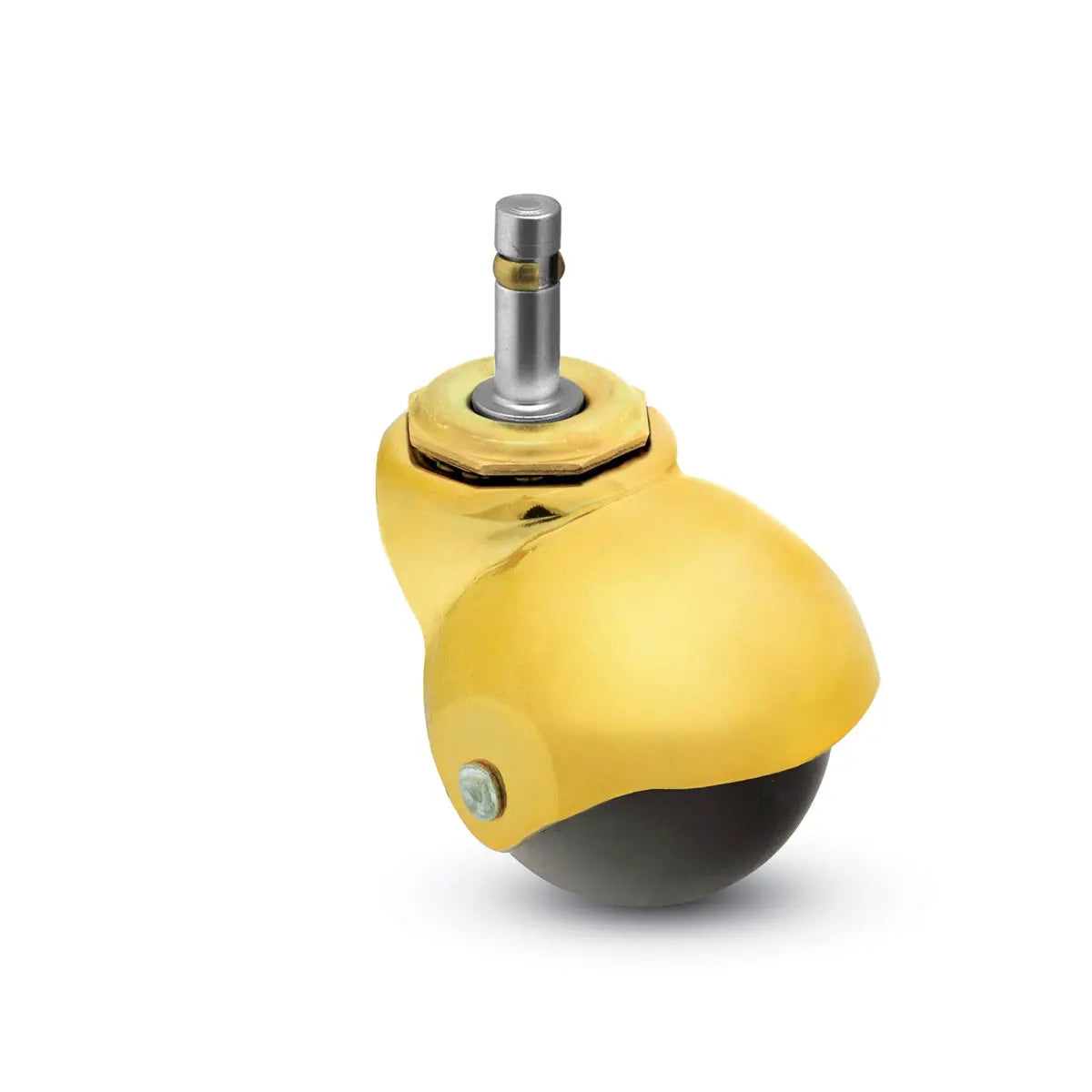 PBH20223MB-3ED - 2" Spherical Ball Caster - 7/16" x 7/8" Grip Ring Stem Caster