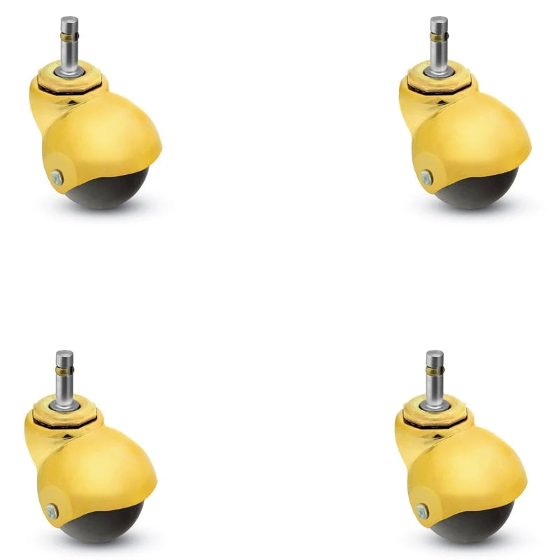 PBH20223MB-3ED-KIT- 2" Spherical Ball Caster Set of 4 - Grip Ring Stem Shepherd