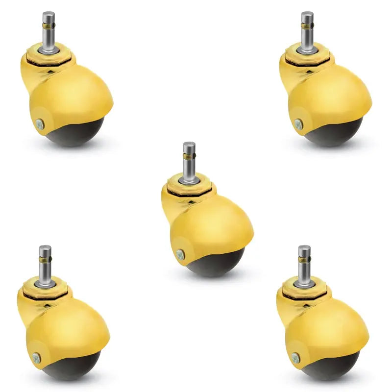 PBH20223MB-3ED-SET - 2" Spherical Ball Caster - 7/16" x 7/8" Grip Ring Stem Caster