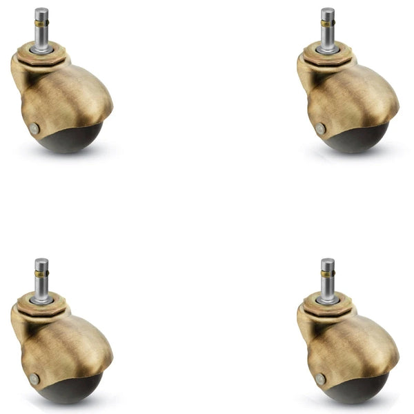 PBH20223WA-3ED-KIT- 2" Spherical Ball Caster set of 4 - Grip Ring Stem Shepherd