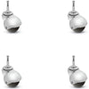 PBH20302BC-3ED-4 - 2" Set of 4 Spherical Ball Caster - Grip Neck Stem - 5/16" x 1-1/2" Shepherd