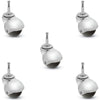 PBH20302BC-3ED-5 - 2" Set of 5 Spherical Ball Caster - Grip Neck Stem - 5/16" x 1-1/2" Shepherd
