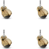 PBH20302WA-3ED-4 | Set of 4 |2" Spherical Ball Caster - Grip Neck Stem - 5/16" x 1-1/2" Shepherd