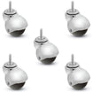 Shepherd PBH20605BC-3ED-SET 2" x 1" Polyolefin Caster — 80 lb | CasterHQ