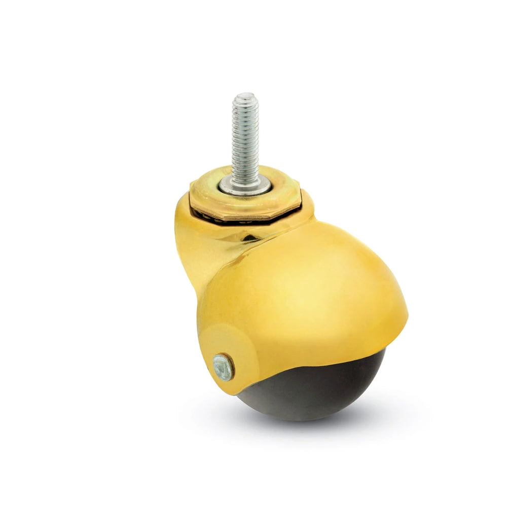 2 Inch Threaded Stem Caster - 3/8" x 1" Stem | 350 lbs Capacity Semi-Steel Wheel logo