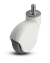 Shepherd 3" x 1" MonoTech Swivel Grip Ring Stem Caster – 110 lb | CasterHQ