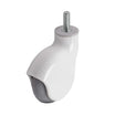 MedCaster PGE30748WH-MNT33(GG) 3" x 1" Monotech Swivel Caster – 110 lb | CasterHQ