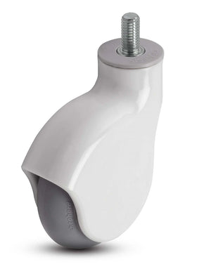 Shepherd 4" x 1-1/4" Thermo Rubber Swivel Caster – 225 lb