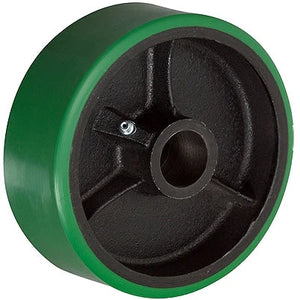 6" x 2" Polyurethane on Cast Iron Industrial Replacement Wheel – 1200 lb