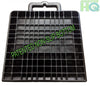 Pallet Jack Stop - 12'' x 14'' x 2'' - U.S. Patent Super Grip Design - High Grade Non-Slip Rubber CasterHQ