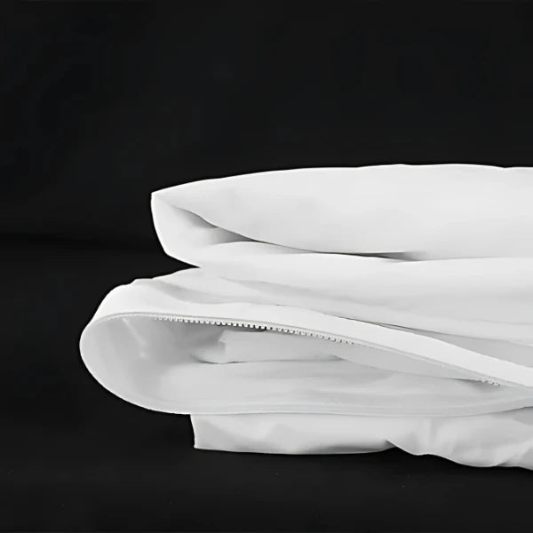 36" x 28" x 6" Vinyl Mattress Cover Fitted (Pack of 12) - Durable White Gusseted Protection for Mattress Hygiene and Longevity - SKU: PL1154 American-Moving-Supplies