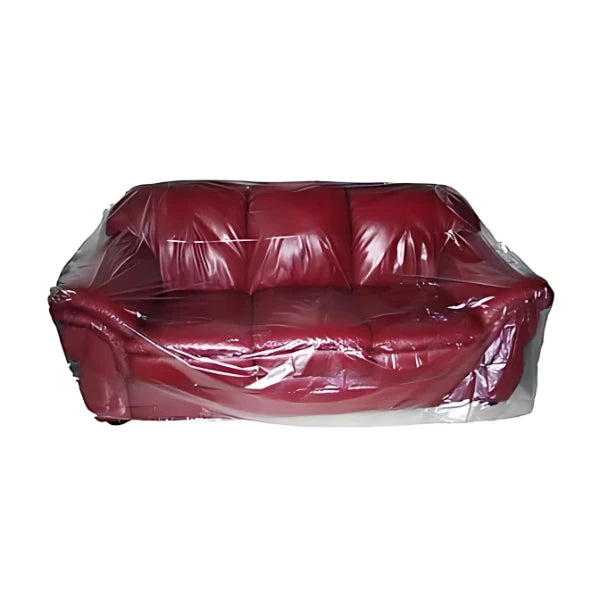 130" x 52" 2 Mil Poly Bag Sofa Cover - Durable Furniture Protection for Oversized Couches and Sofas - PL1321 American-Moving-Supplies