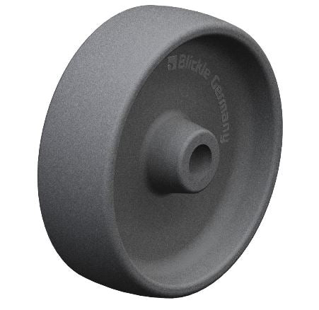 POG 125/15G 5-Inch x 9.0625-Inch Nylon Wheel with 660 lbs Load Capacity and Plain Bore Blickle