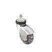 MedCaster POM30223BC-VPR33(CK) 3" x 0.94" Vipor Swivel Caster – 120 lb | CasterHQ