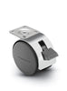 Shepherd 50mm Nylon Swivel Pacer Caster with Brake – 75 lb | CasterHQ