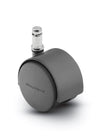 Pacer Hooded Chair Caster - 50mm Diameter - 3/8" x 1" Grip Ring Stem - 75 lbs Capacity - Nylon Wheels shepherd