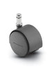 Pacer Hooded Chair Caster - 50mm Diameter - 7/16
