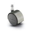 Pacer Hooded Chair Caster - 50mm Diameter - 3/8" x 1" Grip Ring Stem - 75 lbs Capacity - Nylon Wheels shepherd