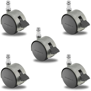 Shepherd PPA50223SC-B-4-PACK 7/16" x 7/8" Nylon Caster · 376 lb set of 4