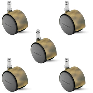 Shepherd PPA50223WA 50mm Dual Nylon Wheel Caster · 375 lb set of 5