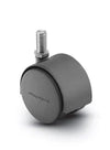 PPA60637FB - Pacer Hooded Stem Caster - 60mm Diameter - 3/8" x 3/4" Threaded Stem - 100 lbs Capacity - Nylon Wheels shepherd